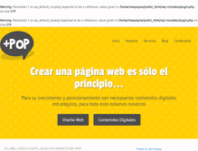 Tablet Screenshot of maspop.net